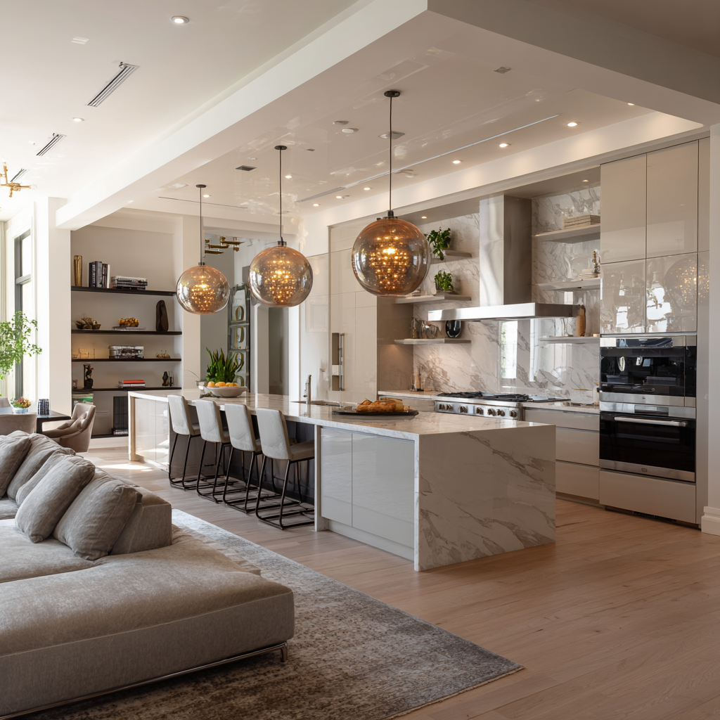 Modern luxury kitchen facility